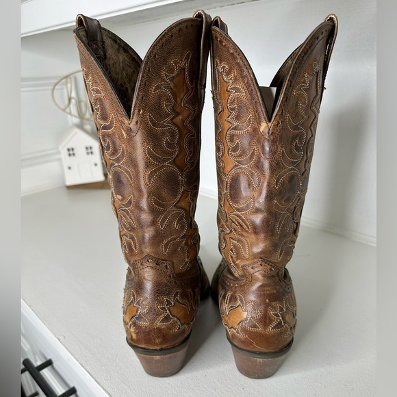 Ariat Brown Embroidered Western Cowgirl Boots – Women’s Size 8B - Picture 6 of 8